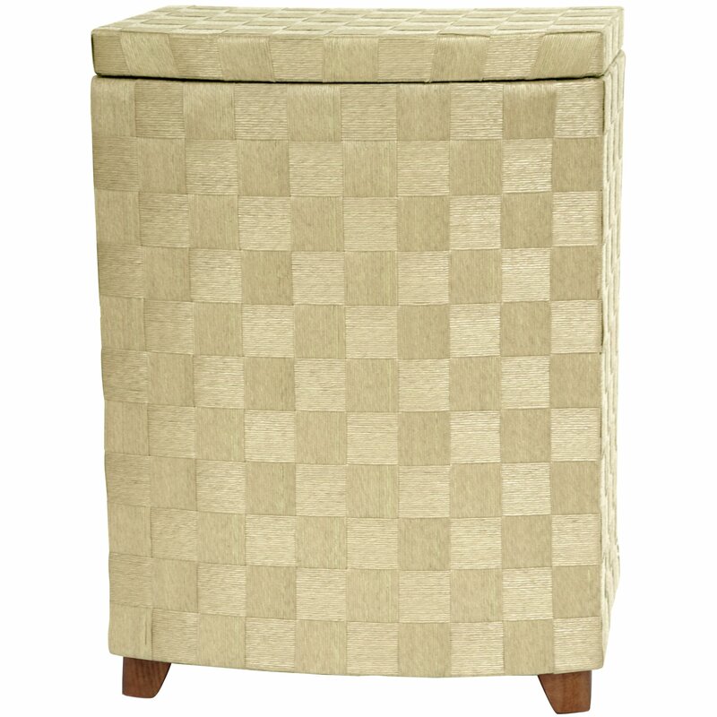 World Menagerie Wicker Laundry Hamper & Reviews Wayfair